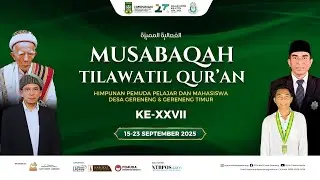 🔴LIVE LOMBA MUSABAQAH TILAWATIL QUR'AN HPPM KE-XXVII || Lomba Malam Ke 5