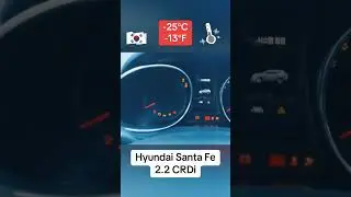 холодный запуск santa-fe 2.2 CRDI #авто #рекомендации #SANTA-FE #холодный