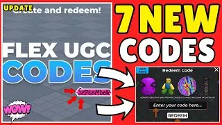 ☑️ACTIVE CODES☑️⚡SEPTEMBER⚡ALL WORKING CODES FOR FLEX UGC IN 2025 - ROBLOX FLEX UGC CODES 2025