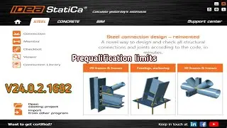 IDEA STATICA V24 Prequalification limits @PracticalStructuralEngineering