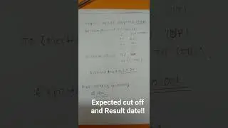 MPPTCL AE/JE Expected cut off and Result date!! Result!!