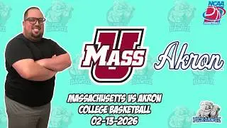 Матч UMass против Akron 13.02.2026: бесплатные прогнозы и ставки на студенческий баскетбол | Прог...
