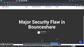 Major Security Flaw In Bounceshare   Allows The Hacker To Login To Any Account