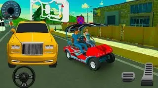 Shopping Mall Center: Smart Taxi Job #1-gams - Rickshaw Driver - Android iOS Gameplay