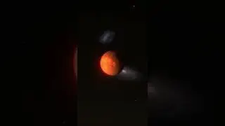 Simulated Molten Planet Inside Carina Dwarf Spheroidal Galaxy