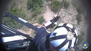DPS Aircrew Assist in Rescue of Stranded Hiker in Palo Duro Canyon State Park