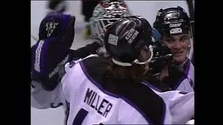 Mike Duffey Scores Game Winner - RHI Anaheim vs San Diego 5/24/96