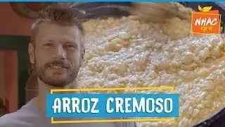 Arroz cremoso de queijo: prato leva curry e cúrcuma | Rodrigo Hilbert | Tempero de Família
