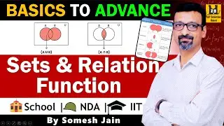 Sets & Relations for NDA, SCHOOL, IIT 2025 &ndash; Basics to Advance | Venn Diagrams Made Easy