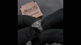 Natural Black Onyx Stone Handmade Ring