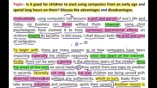 Advanced Essay Writing in English - IELTS Writing - How to write an essay or Paragraph