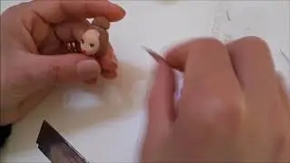 Tutorial Capelli in pasta di mais #1