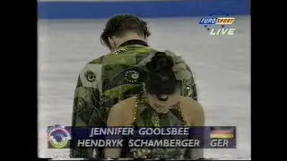 Jennifer Goolsbee & Hendryk Schramberger GER - 1995 World Figure Skating Championships Free Dance