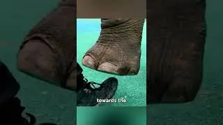 Знаете ли вы, насколько мощной может быть слоновья нога?