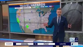 Fog and rain impact holiday travel