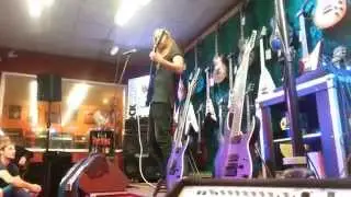 Ola Englund shredding @ Rockland-Music in Witten