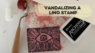 Beautifully broken: a stamp carved from failure ￼