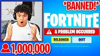 FaZe JARVIS *BANNED* AGAIN after STREAMING Fortnite 1 YEAR LATER!