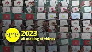 [ b ] - all making of videos from second year  - full videos compilation - 1h 45' with ambient music