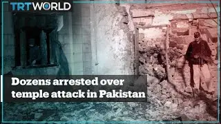 Hindus in Pakistan protest after mob sets century-old Hindu shrine ablaze