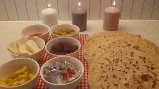 خبز الطابون او خبز المسخن الفلسطيني  بدون فرن وبدون استخدام الحجارة