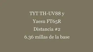 Prueba de alcance de Retevis RT85 y comparación con TYT TH-UV88 y Yaesu FT65R