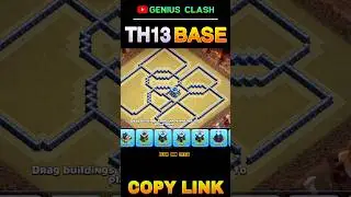 Th13 War and Legends League Base! #shorts
