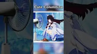 Columbina being a cutie patootie | Genshin Impact #shorts #columbina #cute #funny