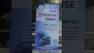 Film Appriciation Course 2023 at Nandan #bengali#reels#trending#film#filmappreciation#films#newwave