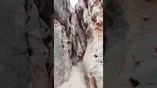 Jenny Slot Canyon at Snow Canyon State Park with Hand CRPS #CRPS #JennysCanyon #SnowCanyonStatePark
