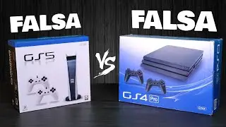 La PS5 SUPER FALSA vs La PS4 ULTRA FAKE 😅 ALIEXPRESS (las dos son igual de CHAFA)