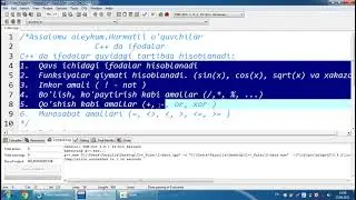 C++. 3-Dars