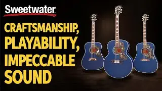 Gibson Acoustics in Viper Blue, Sweetwater Exclusive