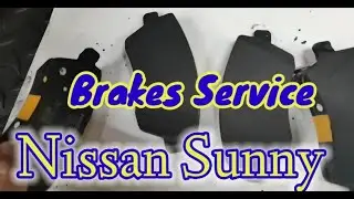 Brake Pads Replacement |Nissan Sunny |Rotor DISC Refacing @nordsvlog #automobile #ofw #cars