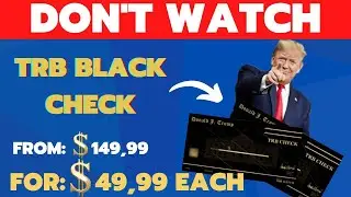 [TRB BLACK CHECK] TRUMP REVIEW &ndash; FINAL SALE - How to Buy [TRB BLACK CHECK] - Donald John Trump