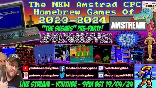 [AMSTRAD CPC] ⚡️ AMSTREAM 🕹️ The NEW Amstrad Homebrew Games Of 2023-24! ⭐️ 