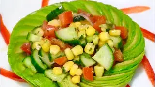 Ensalada de aguacate súper rica y económica