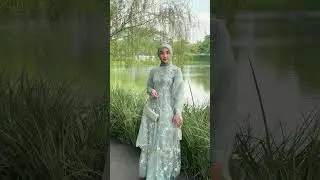 Azlia milky lace in misty green🫶🏻 #bajukondangan #bajubrendedcewekmuslim #dress