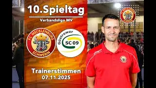 Trainerstimmen zum Spiel: FCM Schwerin vs. G&uuml;strower SC