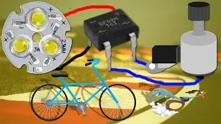 💡🚴‍♂️ Convertí esta dinamo de filamento a LED de 3W - PRIMER INTENTO ⁉️