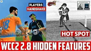 WCC2 2.8 Update Hidden Features | Players Handshake | Use Hotsopt WCC2 | wcc2 2.8