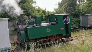 Hedelands Veteranbane (Hedeland Vintage Railway) Train Ride Denmark 