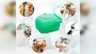 Review: Kit lava pet escova banho cachorro gato dispenser e luva cor diversas Exquisit Life