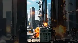 🤖 🤖 Robot Invasion Terrifying War in a Modern City! #RobotInvasion #Robots