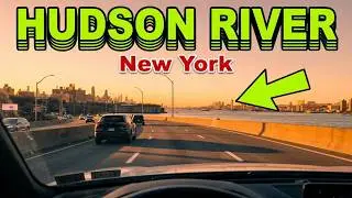 HUDSON RIVER PARKWAY TO RIVERSIDE DRIVE MANHATTAN NEW YORK#travel#usa#tour#citydrive#hudsonriver