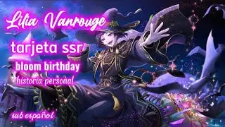 Lilia Vanrouge Tarjeta SSR *Bloom Birthday* sub español
