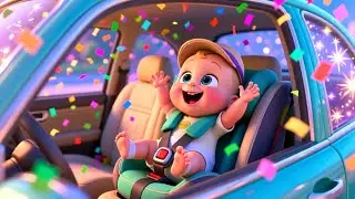Magical Car Ride ABC 🚗✨🍼 | Kids Fantasy Song | Learn Letters and Safe Car Routines