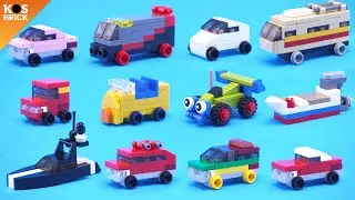 Lego Popular Movies & Games Mini Vehicles - Part 1-2 (Tutorial)