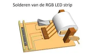 Solderen RGB LED-strip