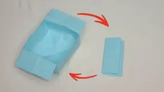 DIY PAPER BOX FOR SMALL ITEMS/ ORIGAMI FOLDING BOX CRAFT/ORIGAMI TRANSFORMING BOX #box #activit&eacute; 